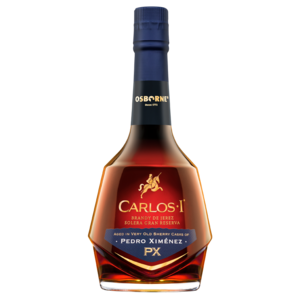 <p>Founded in 1902, Carlos I PX, is an unique Solera Gran Reserva Brandy, that offers a sensory voyage towards fine, fruity aromas, intertwined with elegant touches of toasted cocoa and liquorice that arise from our unique sherry butts where the most refined Pedro Ximénez wines of the Osborne House aged for more than 100 years.</p>
