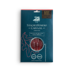 <p>Sánchez Romero Carvajal's acorn-fed 100% ibérico sliced shoulder ham comes ready for convenient enjoyment at home. Enjoy its pinkish hue, authentic aroma and exquisite taste.</p>