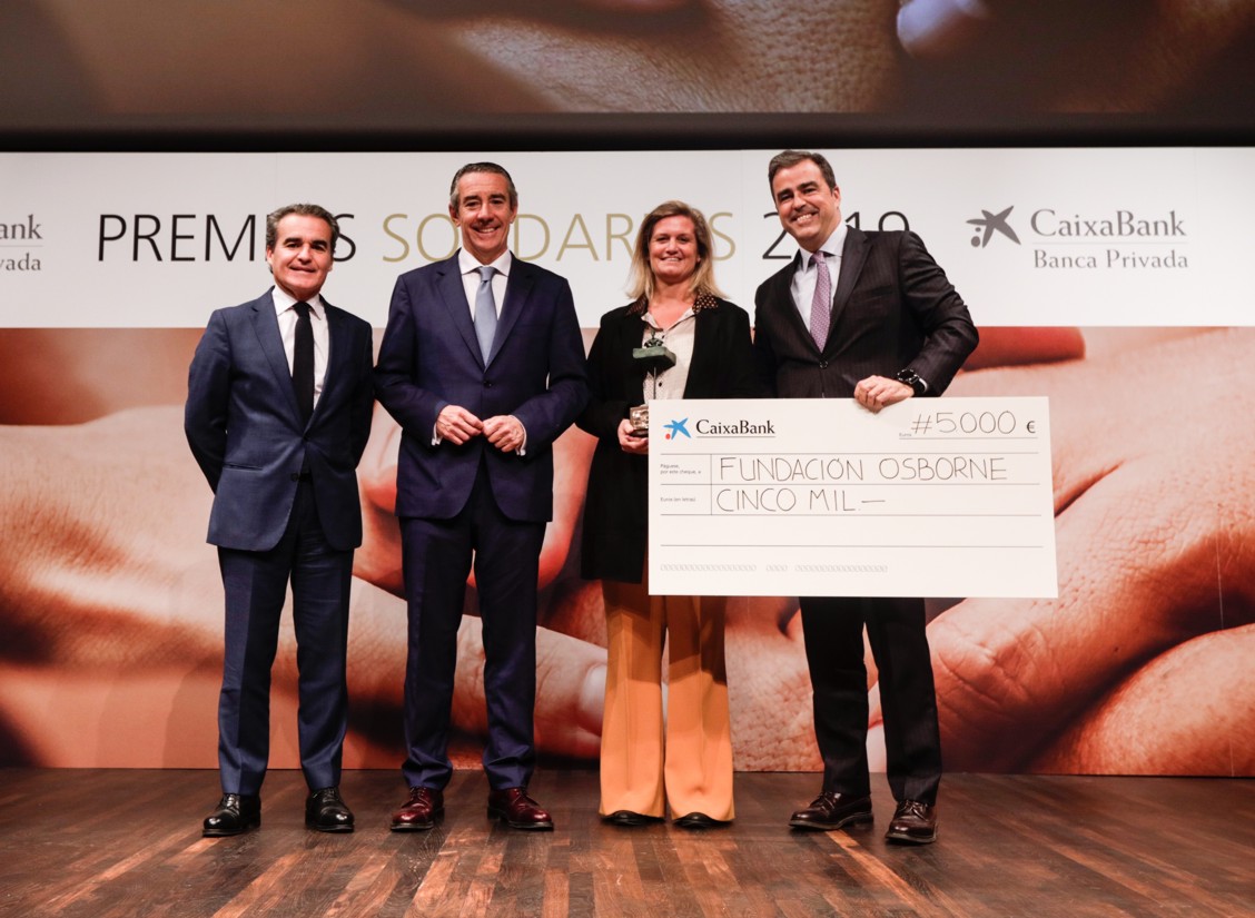 Fundación Osborne reconocida como ‘Mejor Proyecto Solidario’ por CaixaBank Banca Privada