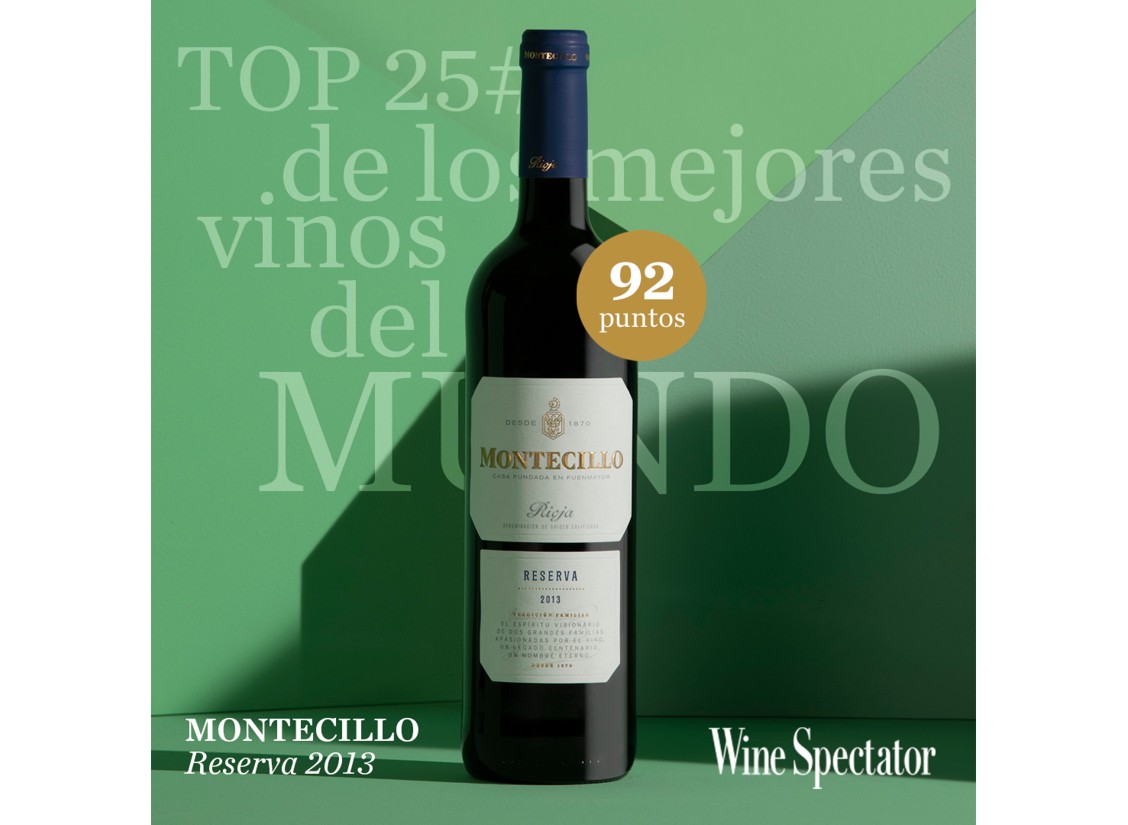 Montecillo Rioja Reserva 2013 incluido entre los 25 mejores vinos del mundo