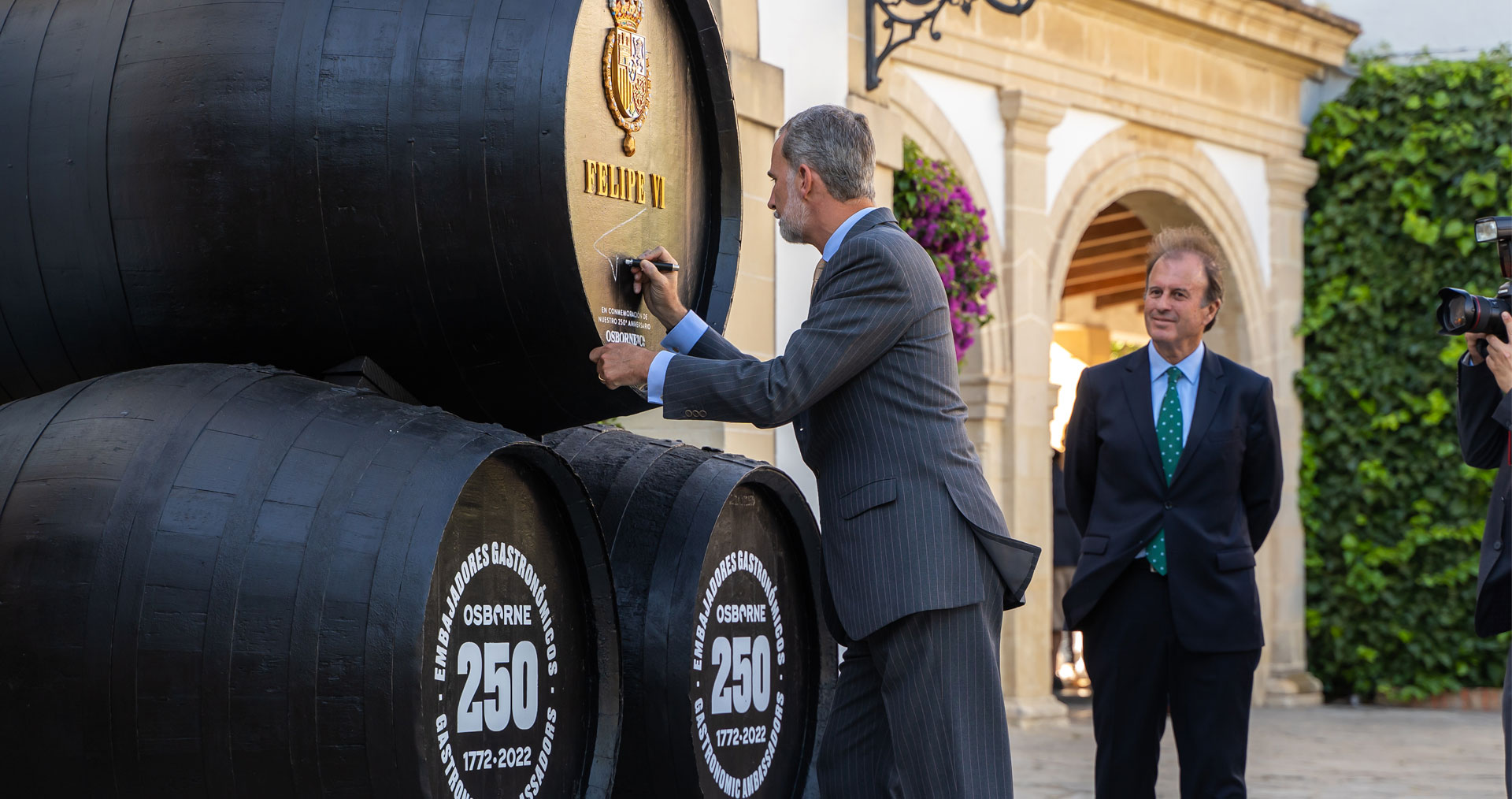 Osborne celebra su 250 aniversario con un gran evento presidido por su majestad el rey y la entrega de los premios gastronómicos next on top